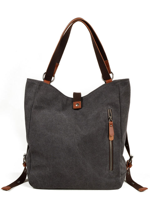 Women Casual Canvas Shoulder Bag Backpack