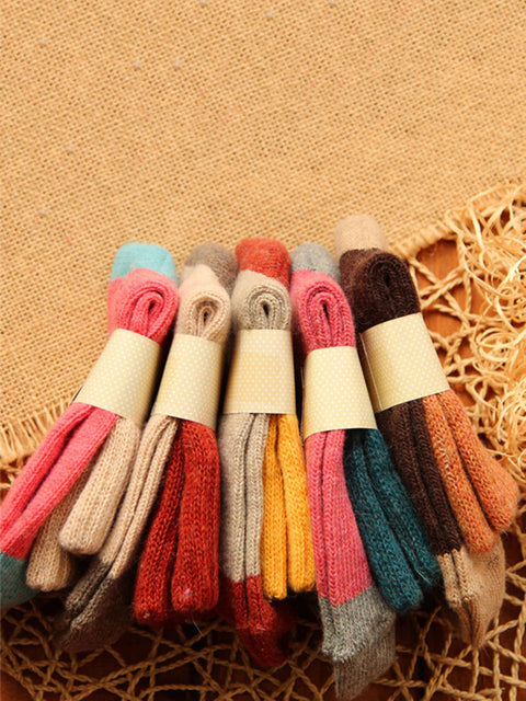 Women Winter Wool Thick Socks(5 Pairs)